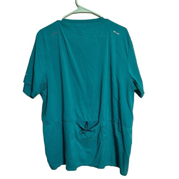 Nike Running Division Dri-Fit Green Short Sleeve Shirt size Large - Picture 2 of 10